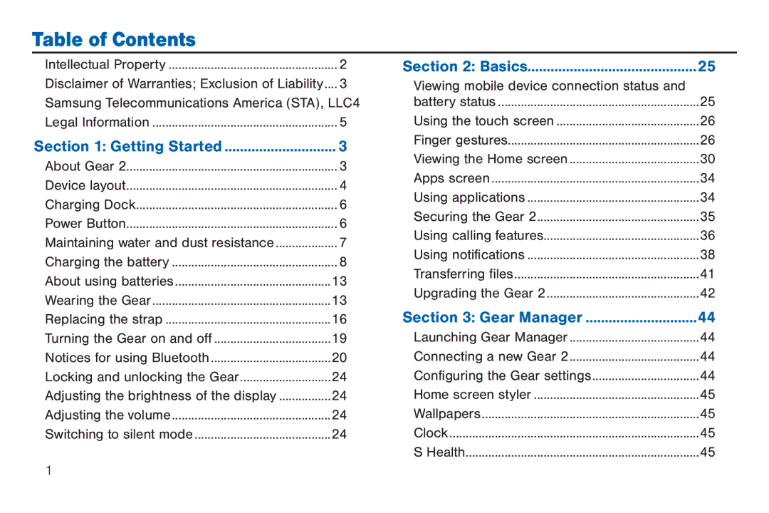 Samsung 40914, GEN, SMA380, BN66 user manual Table of Contents 