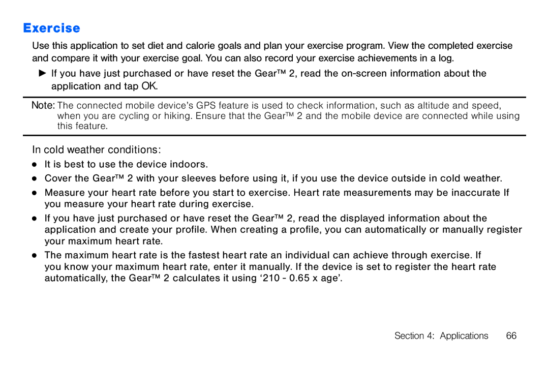 Samsung BN66, GEN, SMA380, 40914 user manual Exercise 