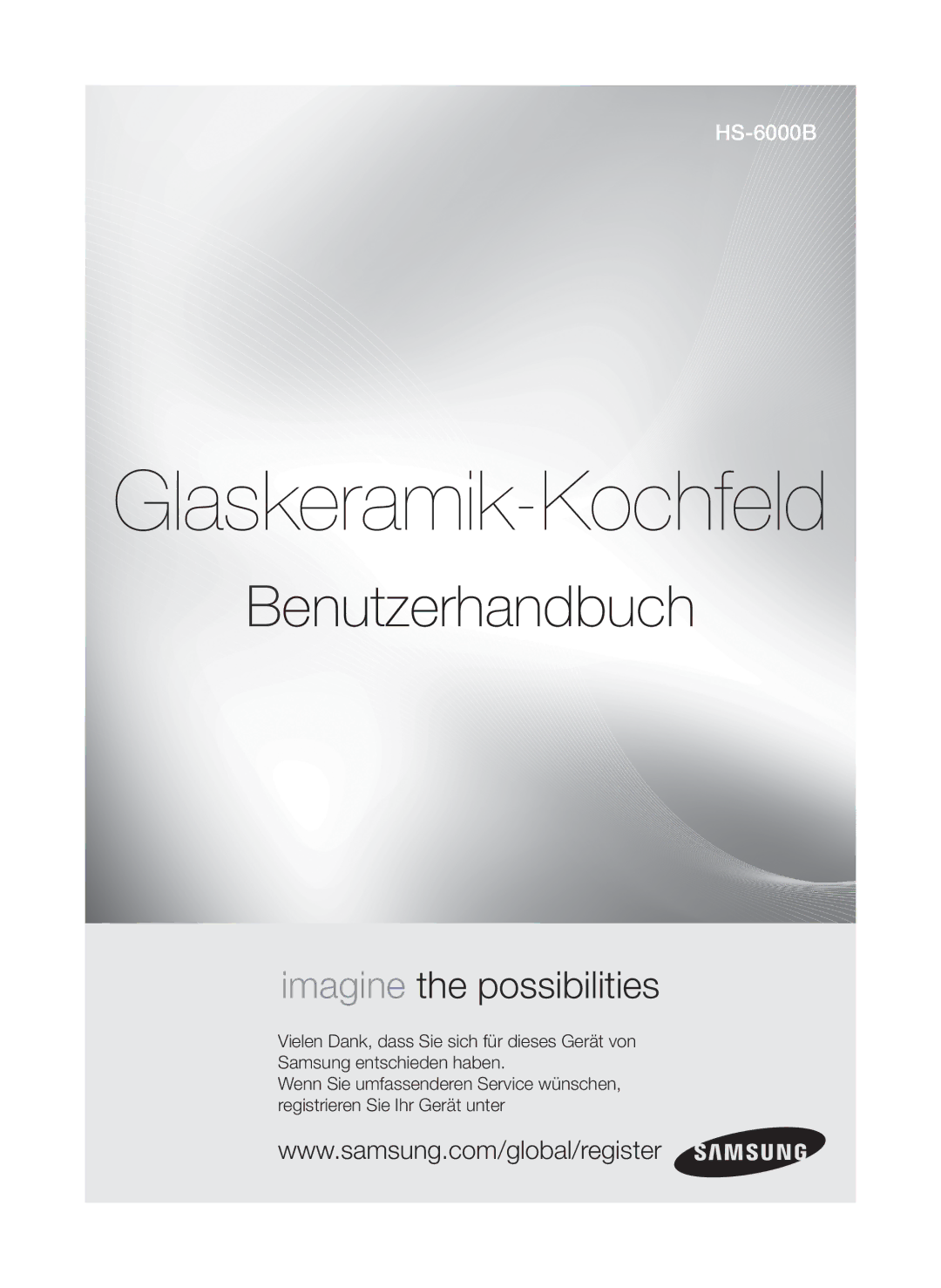 Samsung GF3C4T206/XEG manual Glaskeramik-Kochfeld 