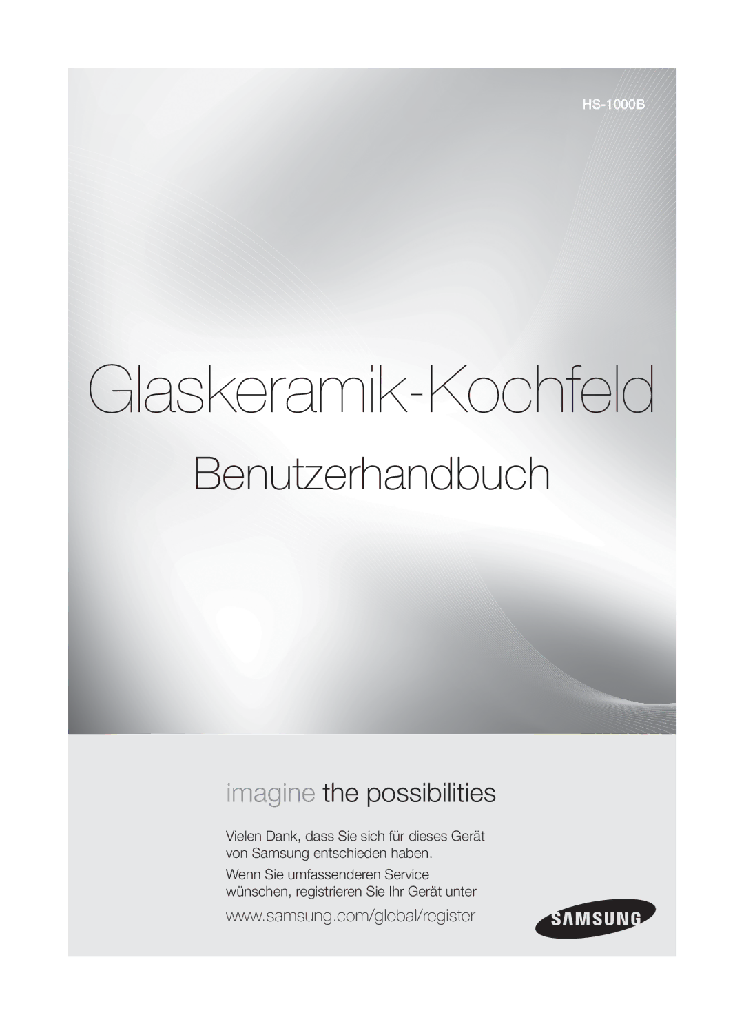 Samsung GF3N3T002/XEG manual Glaskeramik-Kochfeld 