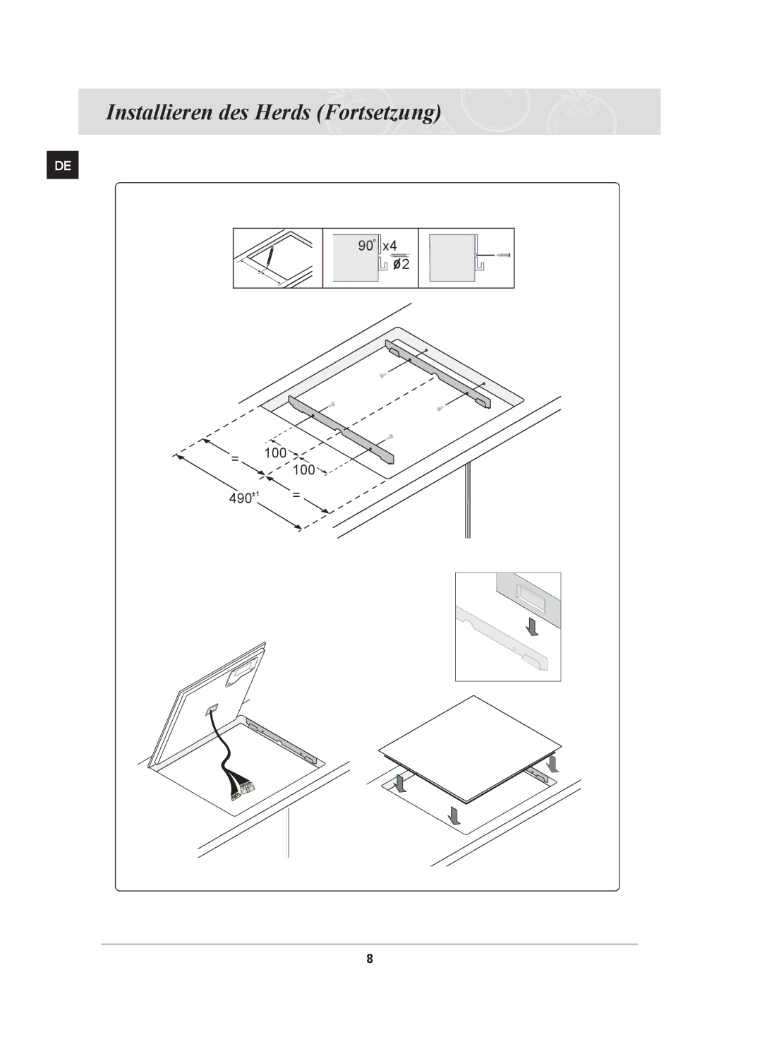 Samsung GF3N3T002/XEG manual 100 