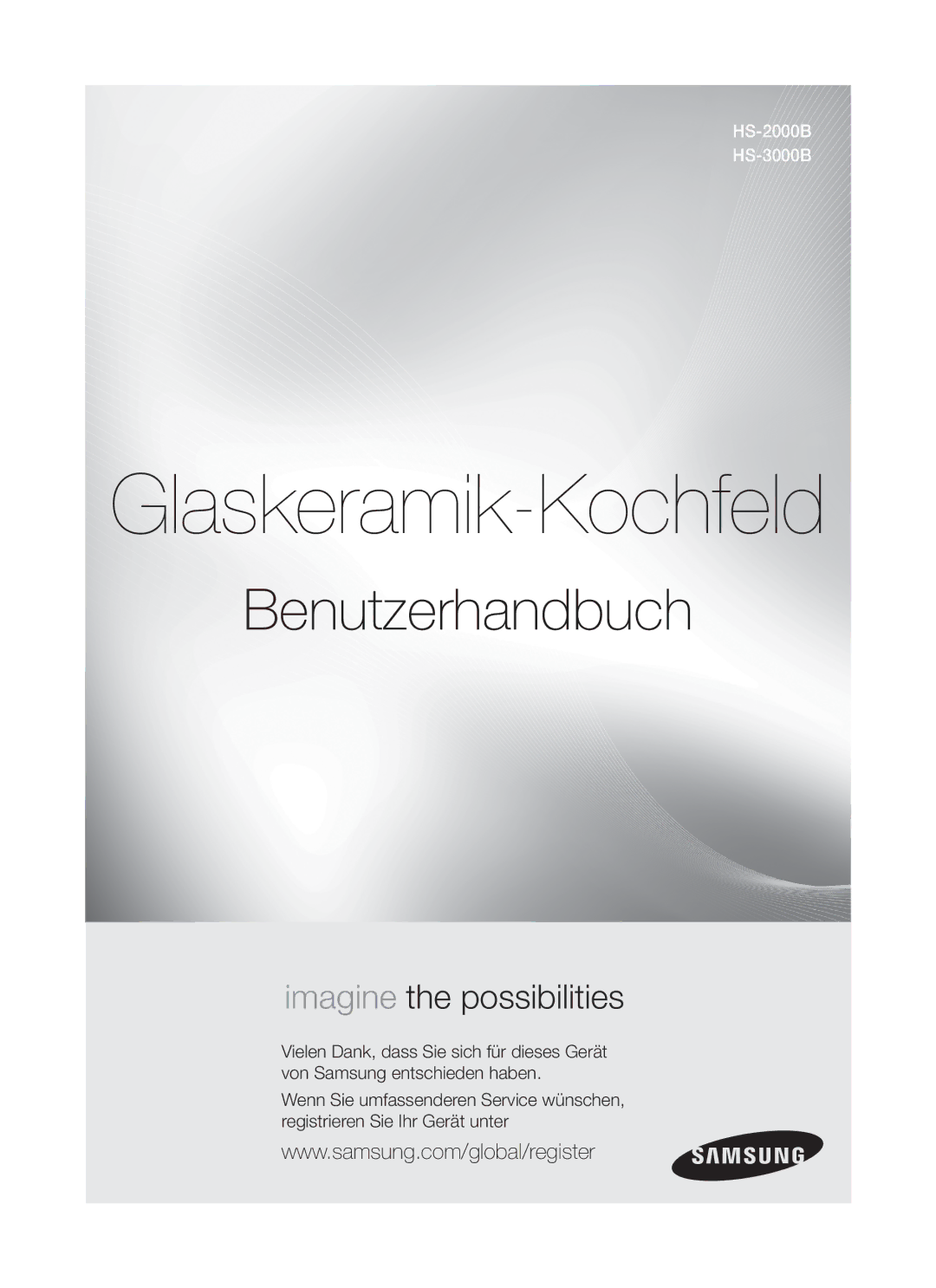 Samsung GF3C4T104/XEG, GF3N4T102/XEG manual Glaskeramik-Kochfeld 