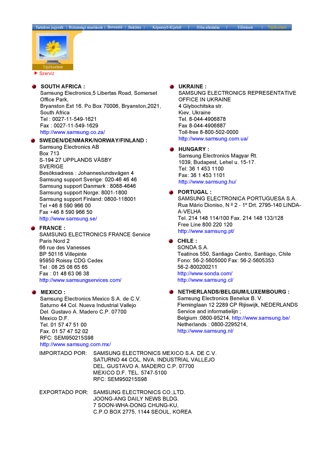 Samsung GG15ESAS/EDC, GG15ESAN/EDC, GH15ESAN/EDC, GH15HSSN/EDC, GH15MSSS/EDC, GH15LSSN/EDC, GH15LSAN/EDC, GG15LSSN/EDC Ukraine 