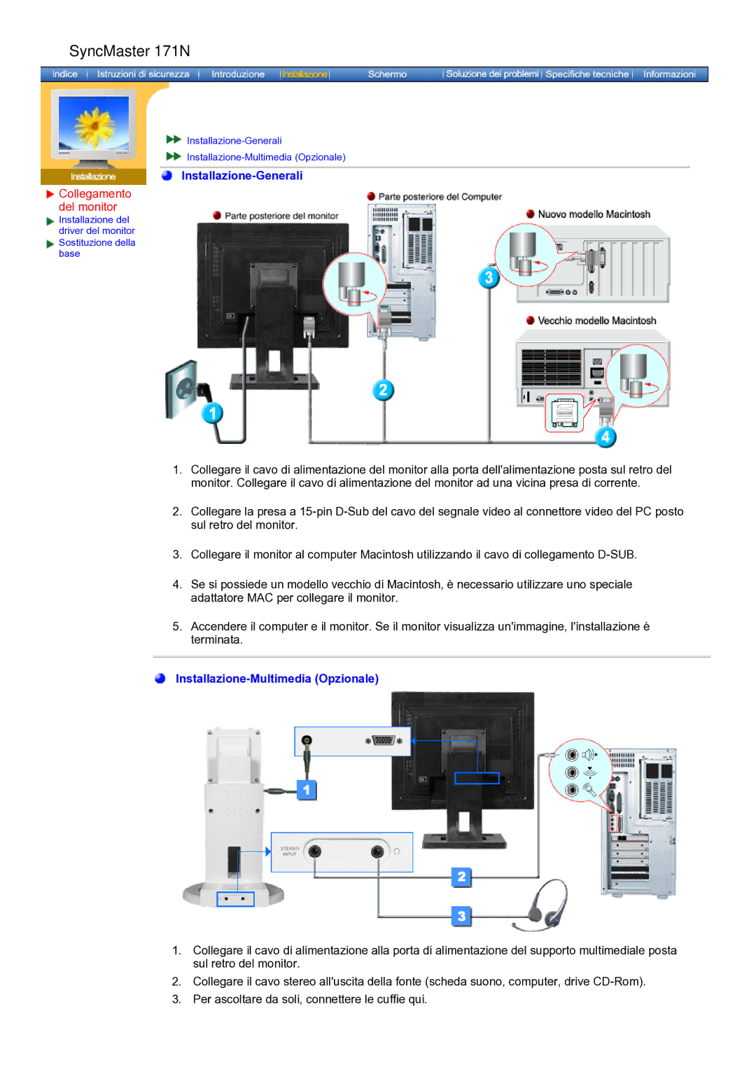 Samsung GH17ASAS/EDC manual SyncMaster 171N 