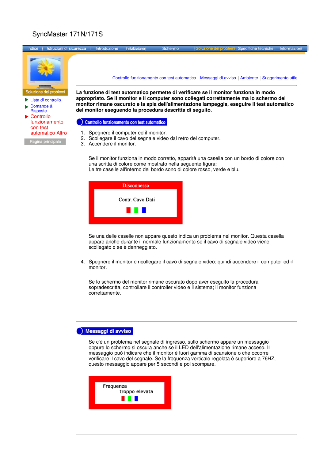 Samsung GH17ASAS/EDC manual SyncMaster 171N/171S 