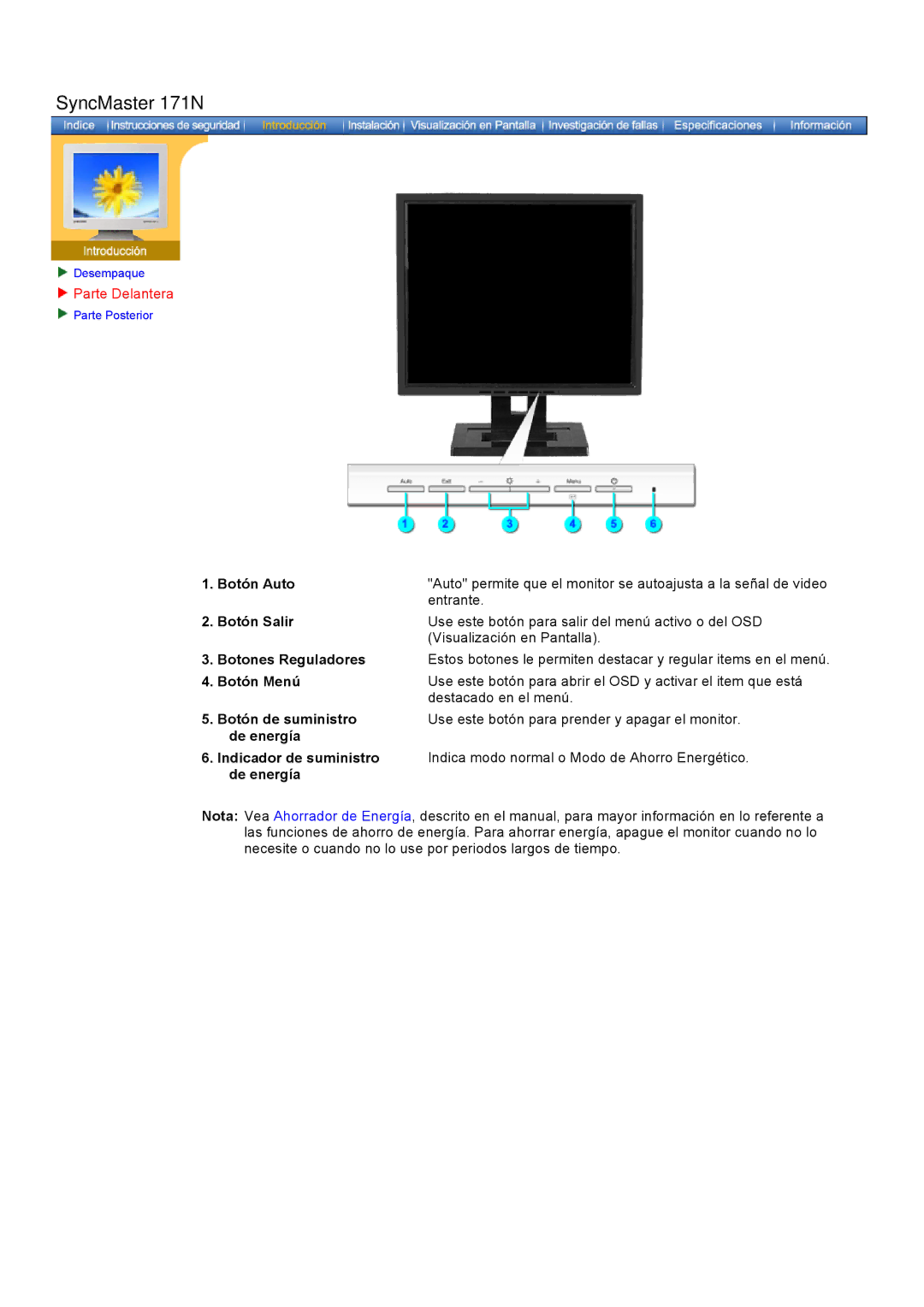 Samsung GH17ASAB/EDC, GH17ASPS/EDC, GH17ASAS/EDC manual SyncMaster 171N 