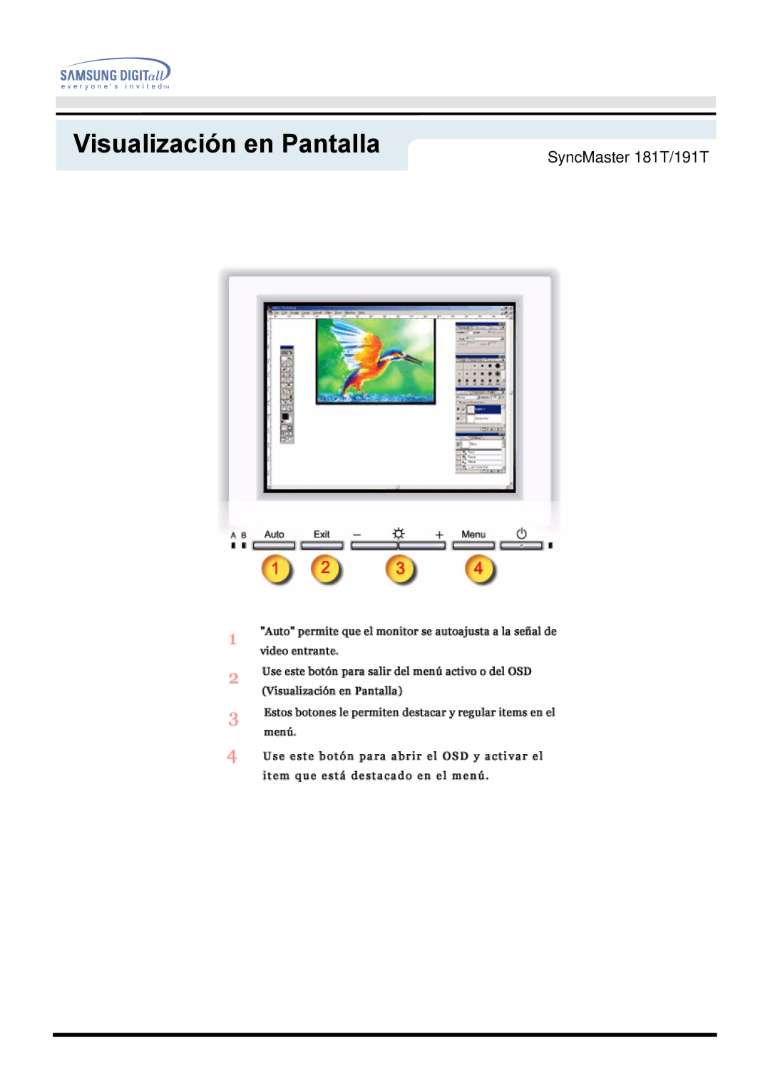 Samsung GH17ASAB/EDC, GH17ASPS/EDC, GH17ASAS/EDC manual Visualización en Pantalla 