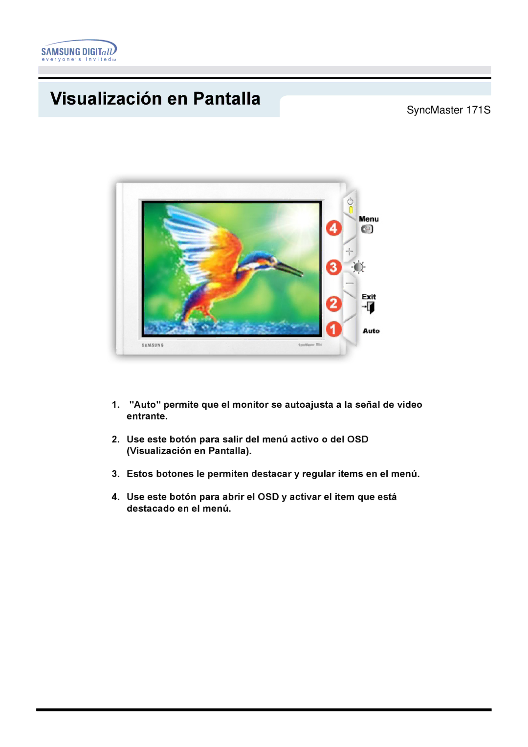 Samsung GH17ASAS/EDC, GH17ASPS/EDC, GH17ASAB/EDC manual SyncMaster 171S 