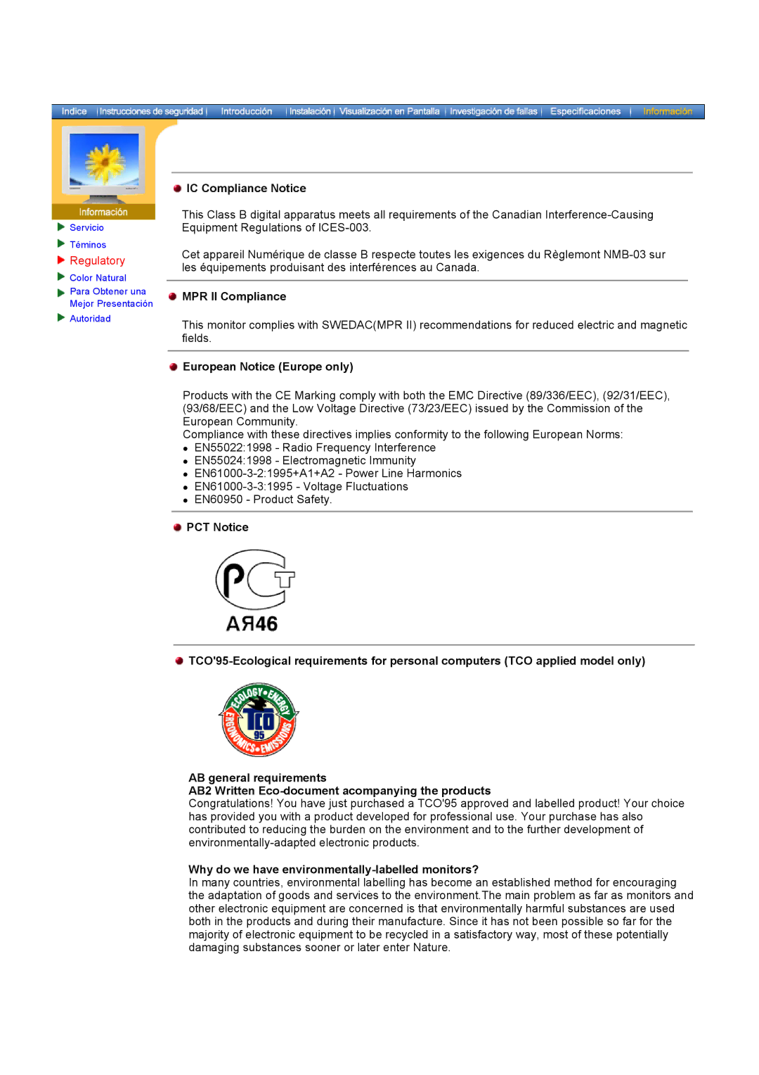 Samsung GH17ASAB/EDC, GH17ASPS/EDC, GH17ASAS/EDC manual IC Compliance Notice, MPR II Compliance, European Notice Europe only 