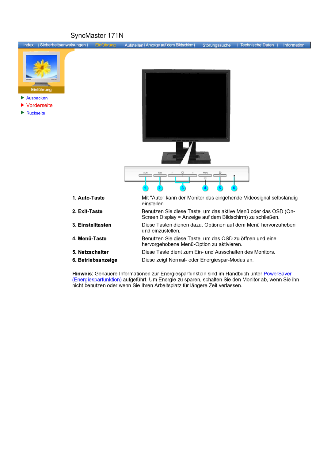 Samsung GH17ASAS/EDC, GH17ASPS/EDC manual Exit-Taste 