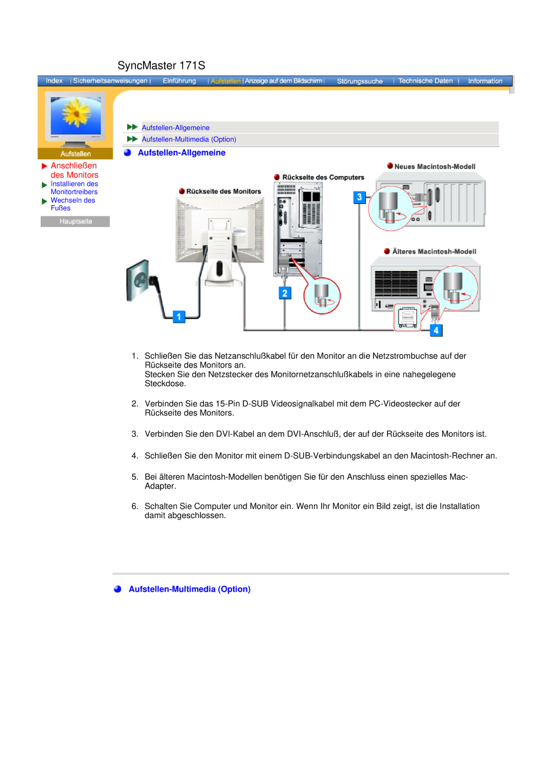 Samsung GH17ASPS/EDC, GH17ASAS/EDC manual SyncMaster 171S 