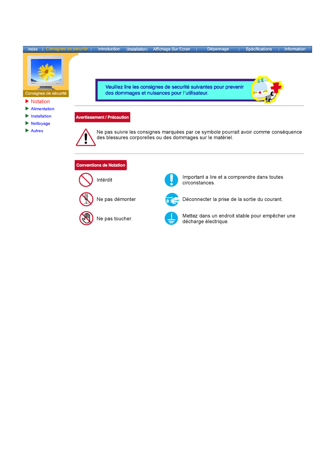 Samsung GH17ASAB/EDC, GH17ASPS/EDC, GH17ASPB/EDC, GH17ASAS/EDC manual Notation 