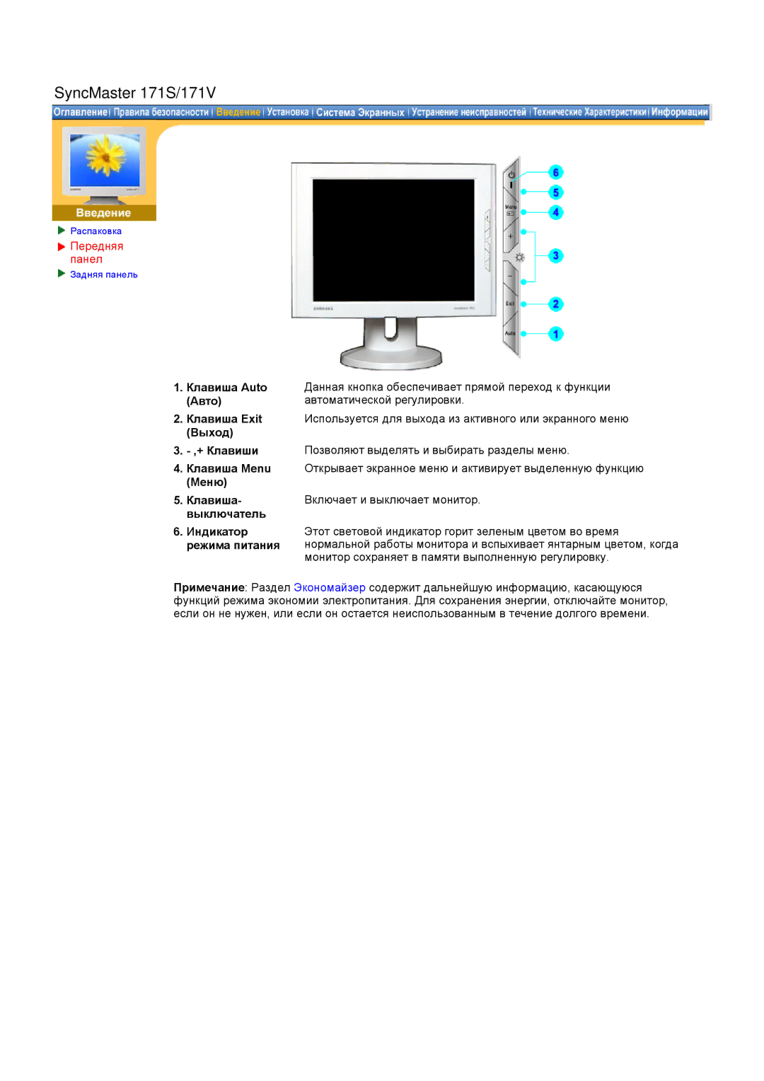 Samsung GH19ASAB/EDC, GH17HSSN/EDC, GH19AWBN/EDC, GH19BSAN/EDC, GH17ESSNZ/EDC, GH17LSASJ/EDC, GH17LSAS/EDC SyncMaster 171S/171V 