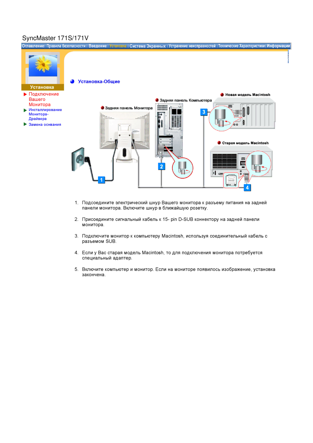 Samsung GH17ASAS/EDC, GH17HSSN/EDC, GH19AWBN/EDC, GH19BSAN/EDC, GH17ESSNZ/EDC, GH17LSASJ/EDC, GH17LSAS/EDC SyncMaster 171S/171V 