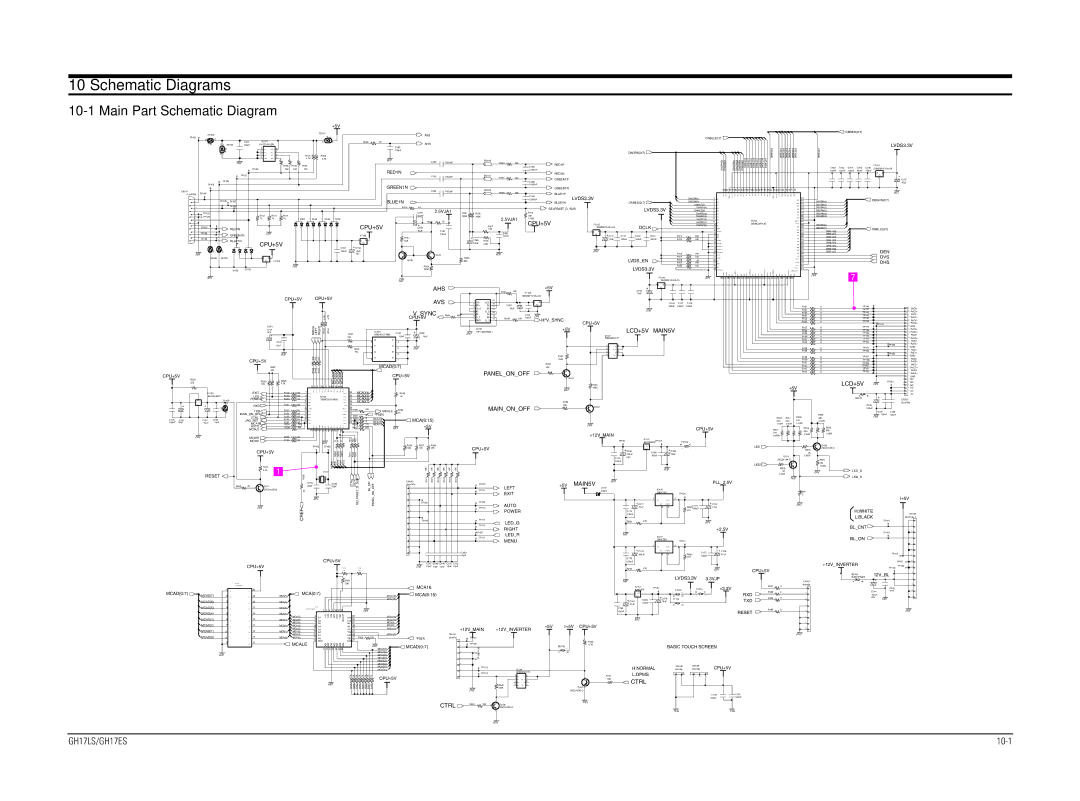 Samsung GH17LS specifications Schematic Diagrams 