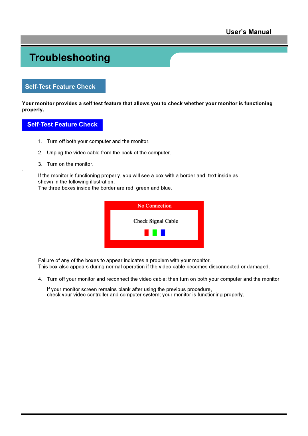 Samsung GH17LUSN/XSJ, GH15LUSN/XSJ manual Self-Test Feature Check 