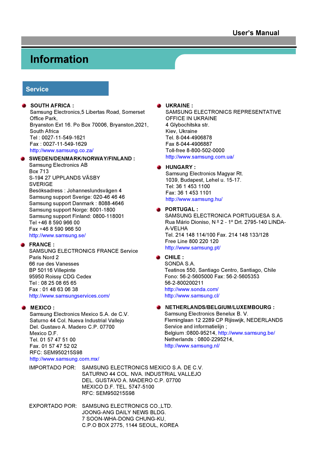 Samsung GH15LUSN/XSJ, GH17LUSN/XSJ manual Ukraine 