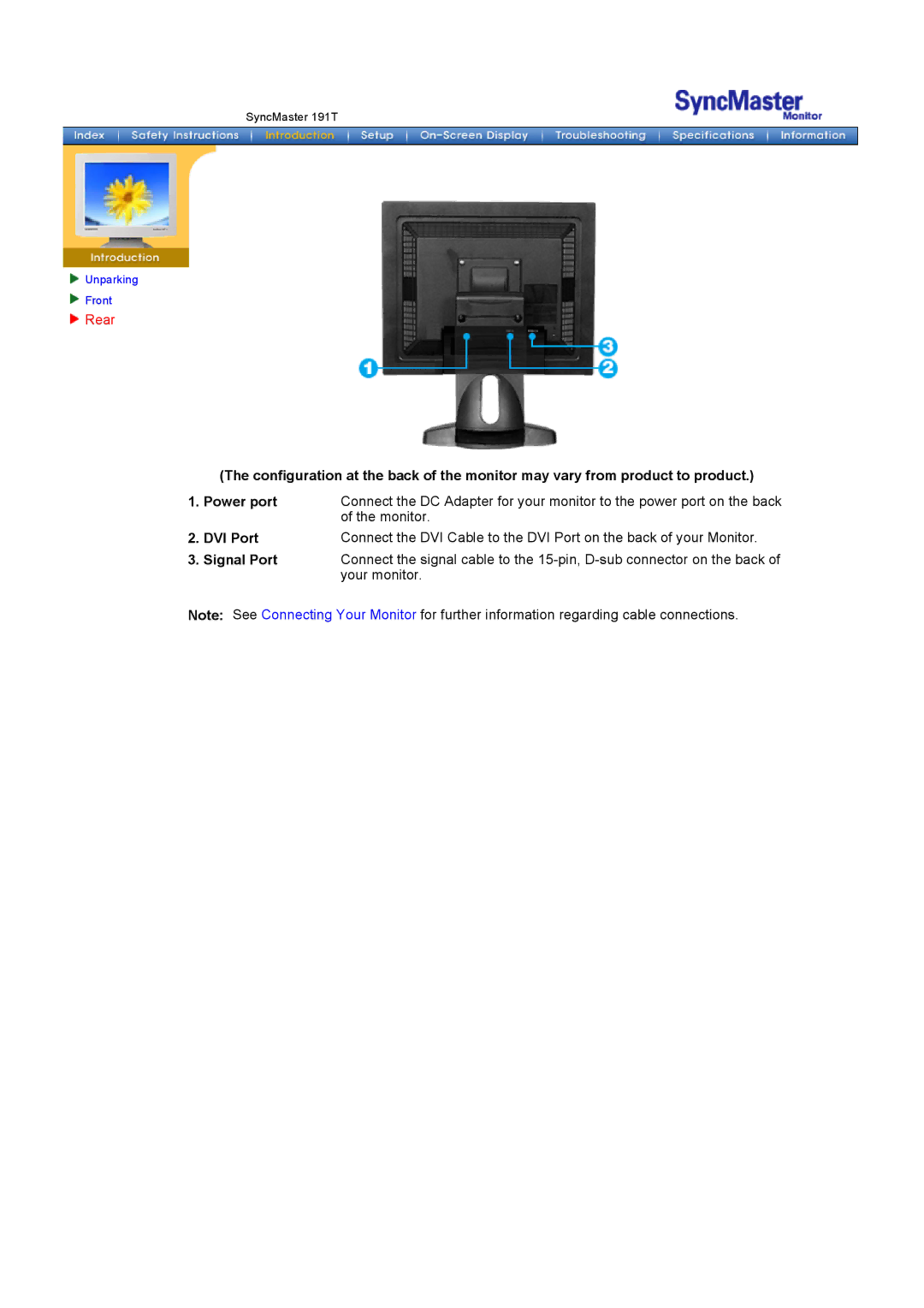 Samsung GH18PSAN/EDC, GH18PSAB/XSJ, GH18PSSS/EDC, GH18PSAS/EDC, GH18PSSB/EDC, GH18PSAS/ILC manual DVI Port 