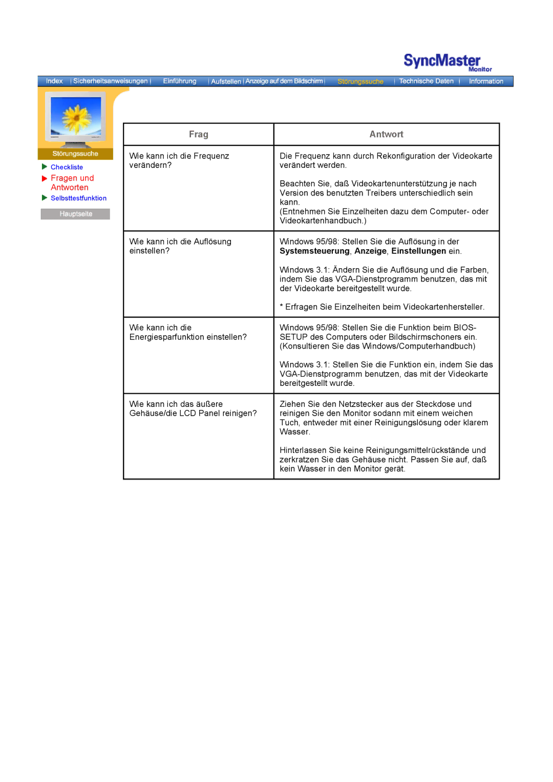 Samsung GH18PSAS/EDC, GH18PSAN/EDC, GH18PSSS/EDC manual Fragen und Antworten 