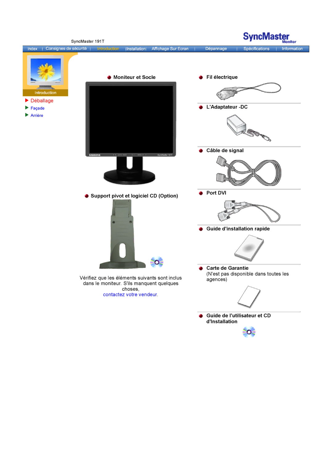 Samsung GH18PSSB/EDC, GH18PSSS/EDC, GH18PSAS/EDC manual SyncMaster 191T 