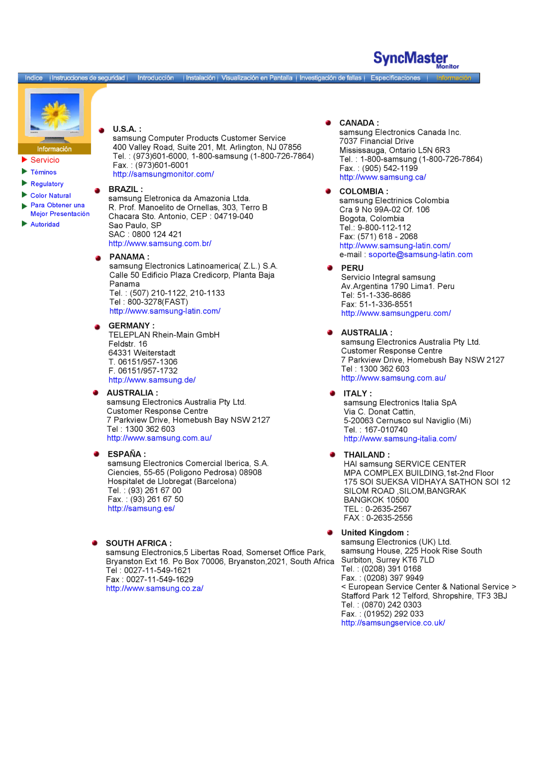 Samsung GH18PSAS/EDC, GH18PSSS/EDC manual Servicio, United Kingdom 