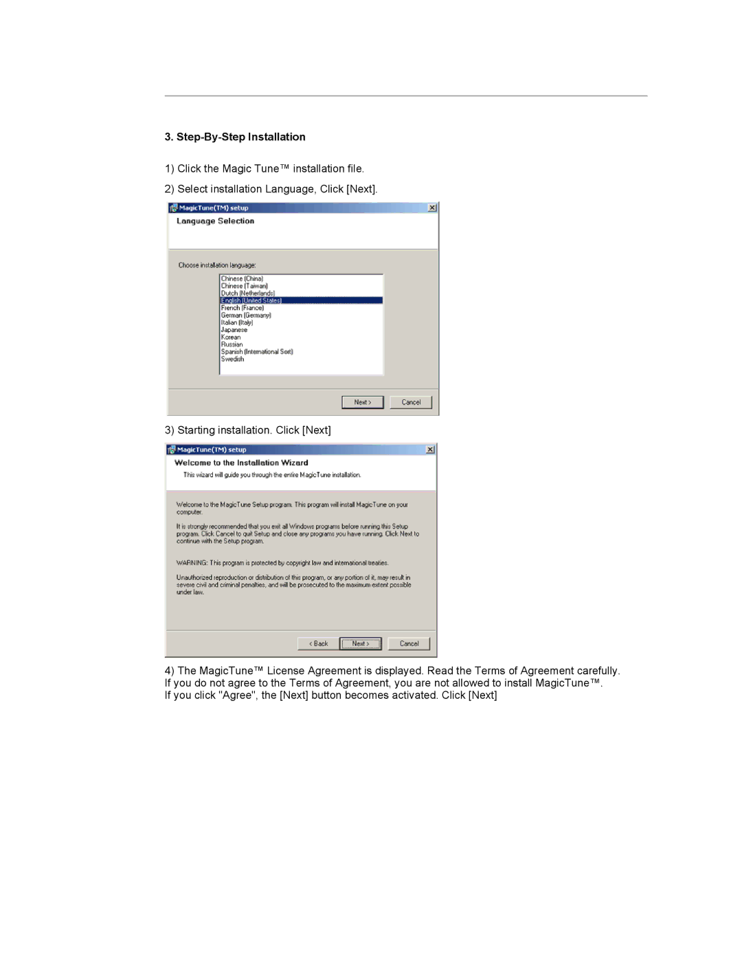 Samsung NB17BSPNV/EDC, GH19ASBS, NB17ASBSY, NB15ASHN/EDC, NB17BSPSV/EDC, NB17BSPSD/EDC, NB17BSHSD/EDC Step-By-Step Installation 