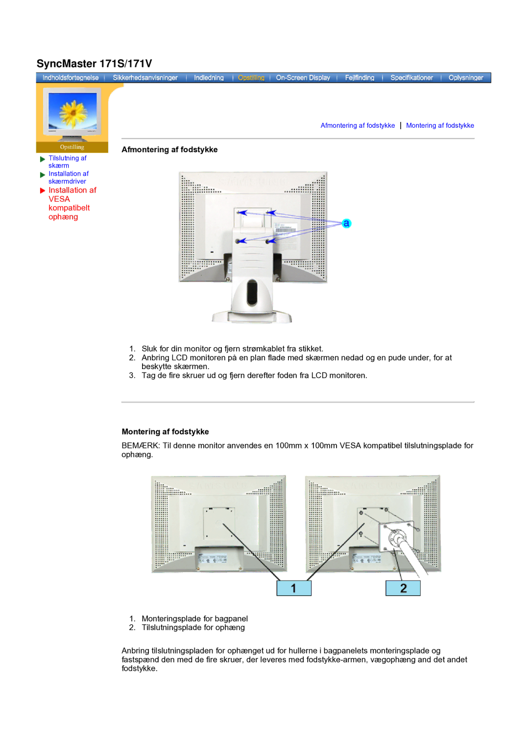 Samsung GH19AWBN/EDC manual SyncMaster 171S/171V 