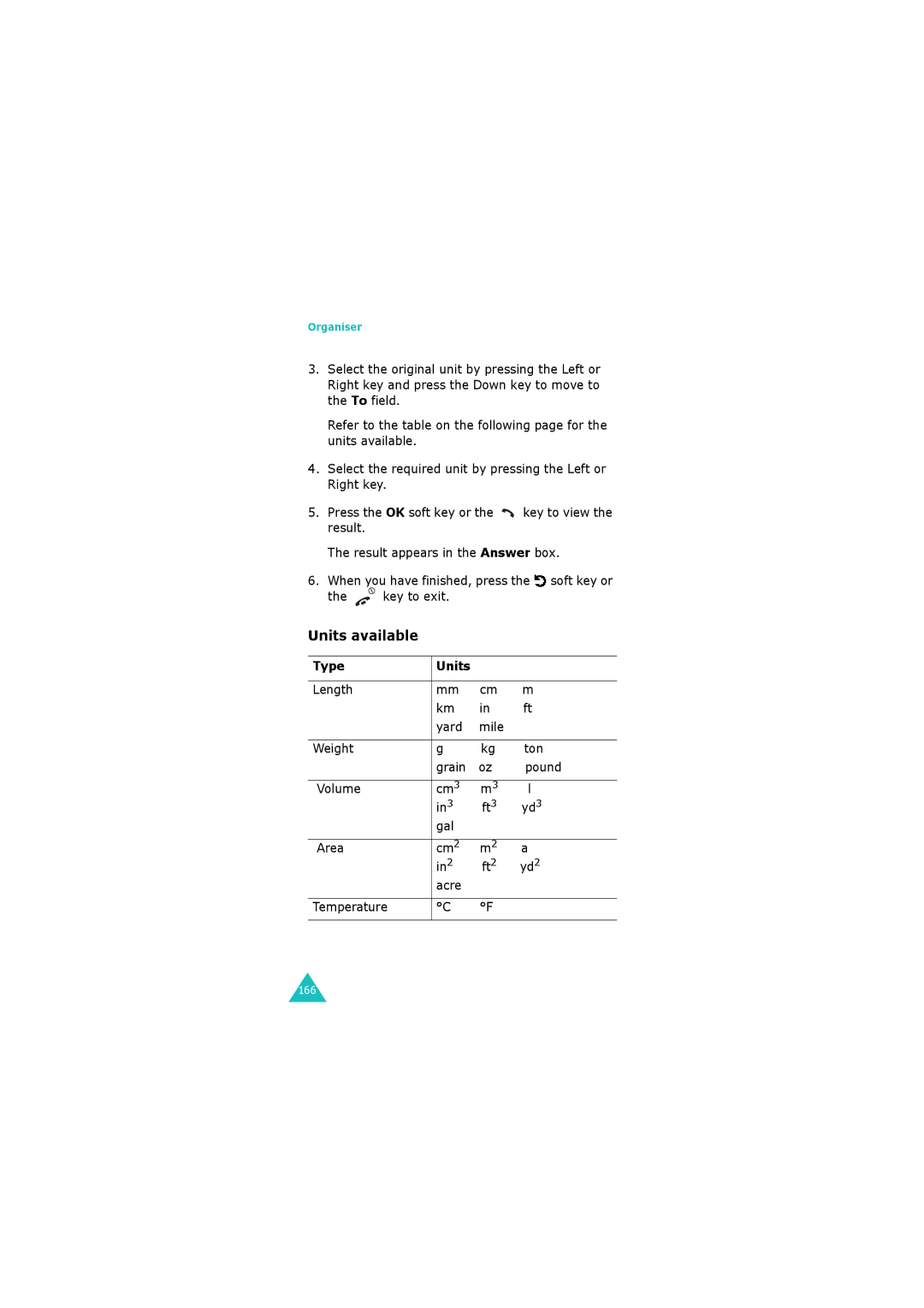 Samsung GH68-06534A manual Units available, Type Units 