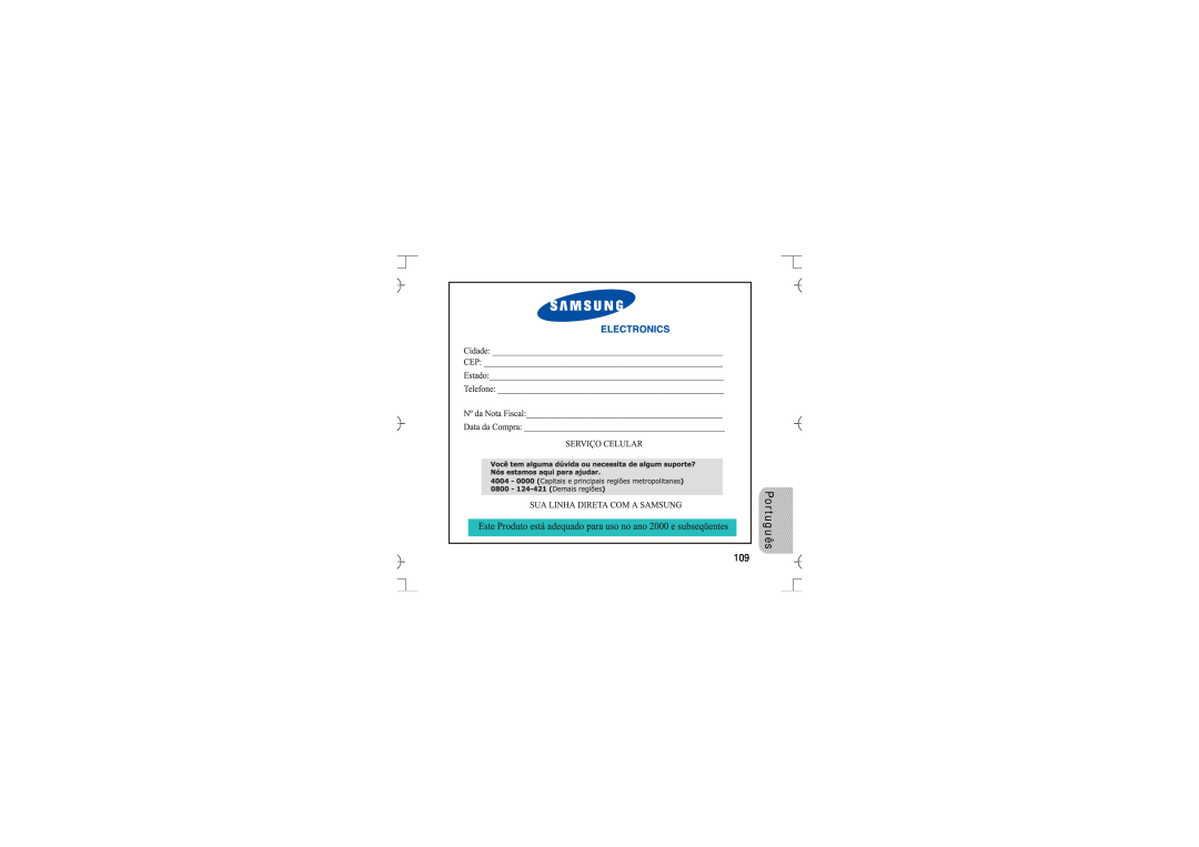 Samsung GH68-12074A manual Português 
