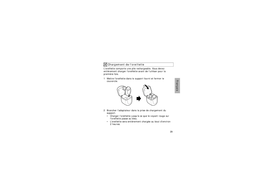 Samsung GH68-15048A manual Chargement de loreillette 