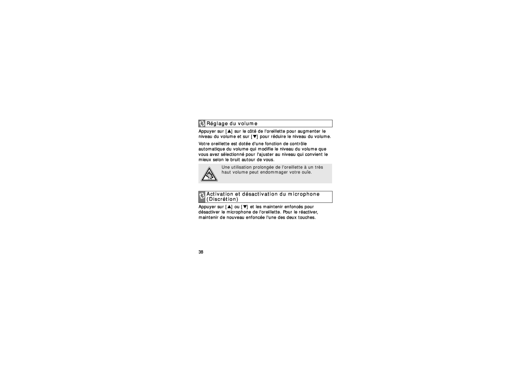 Samsung GH68-15048A manual Réglage du volume 