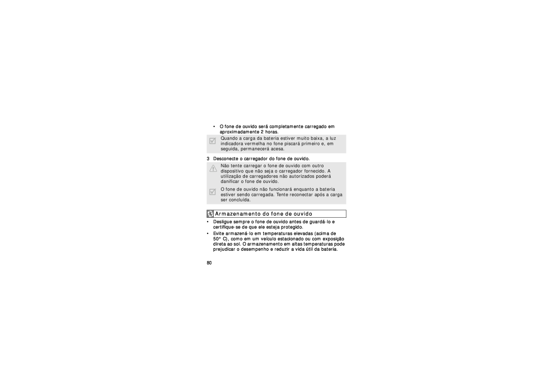 Samsung GH68-15048A manual Armazenamento do fone de ouvido 