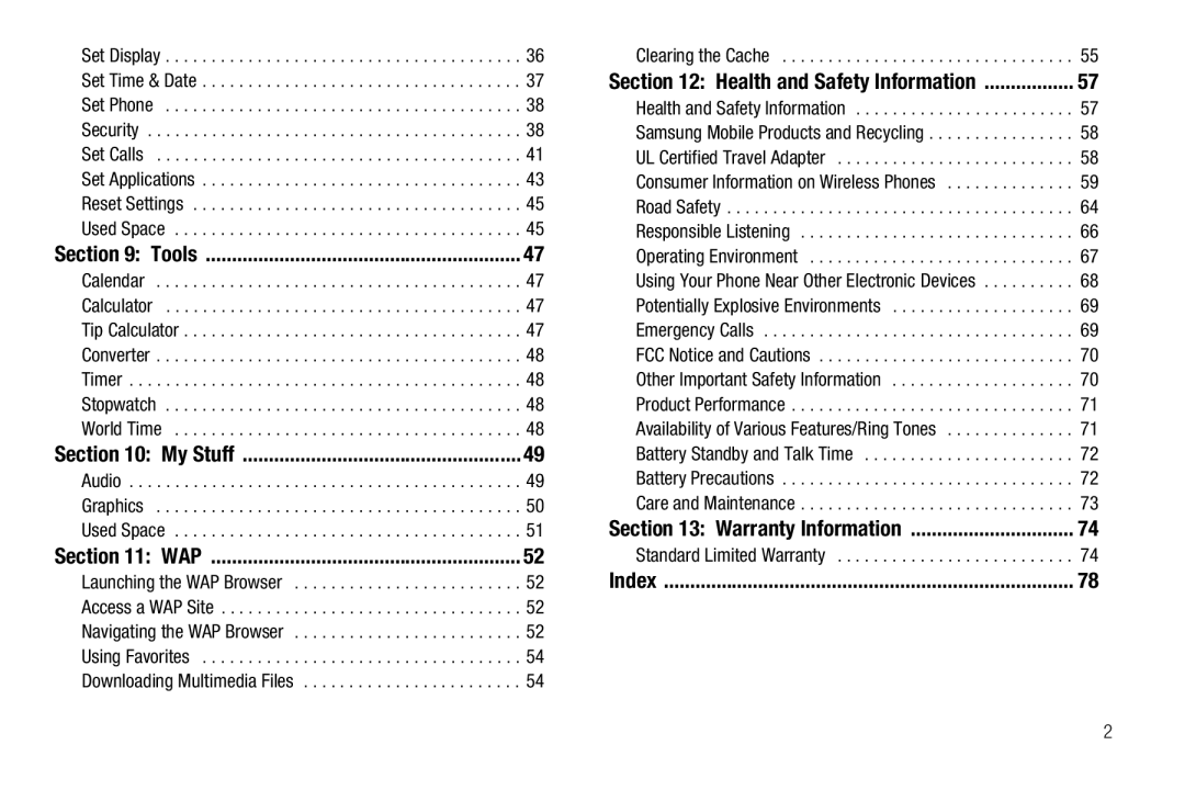 Samsung GH68-18879A user manual Tools 