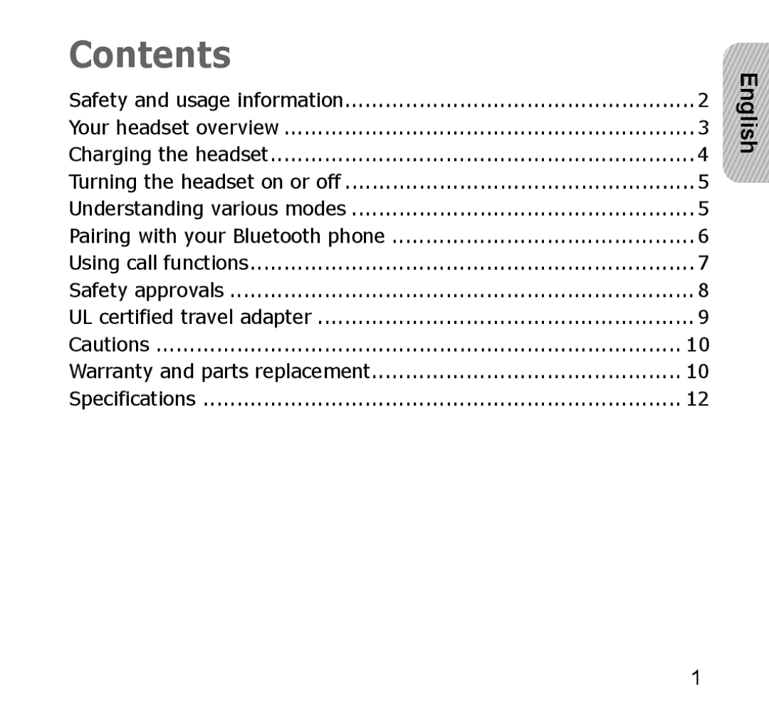 Samsung GH68-19211A manual Contents 