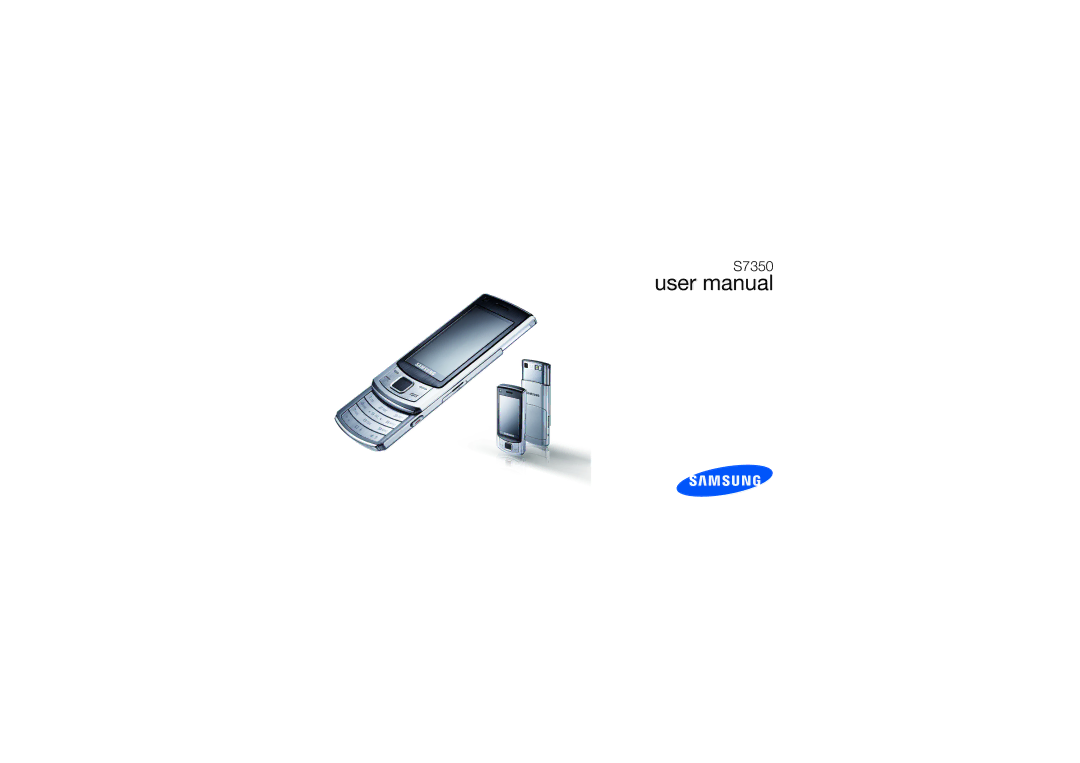 Samsung GH68-21991A manual S7350 