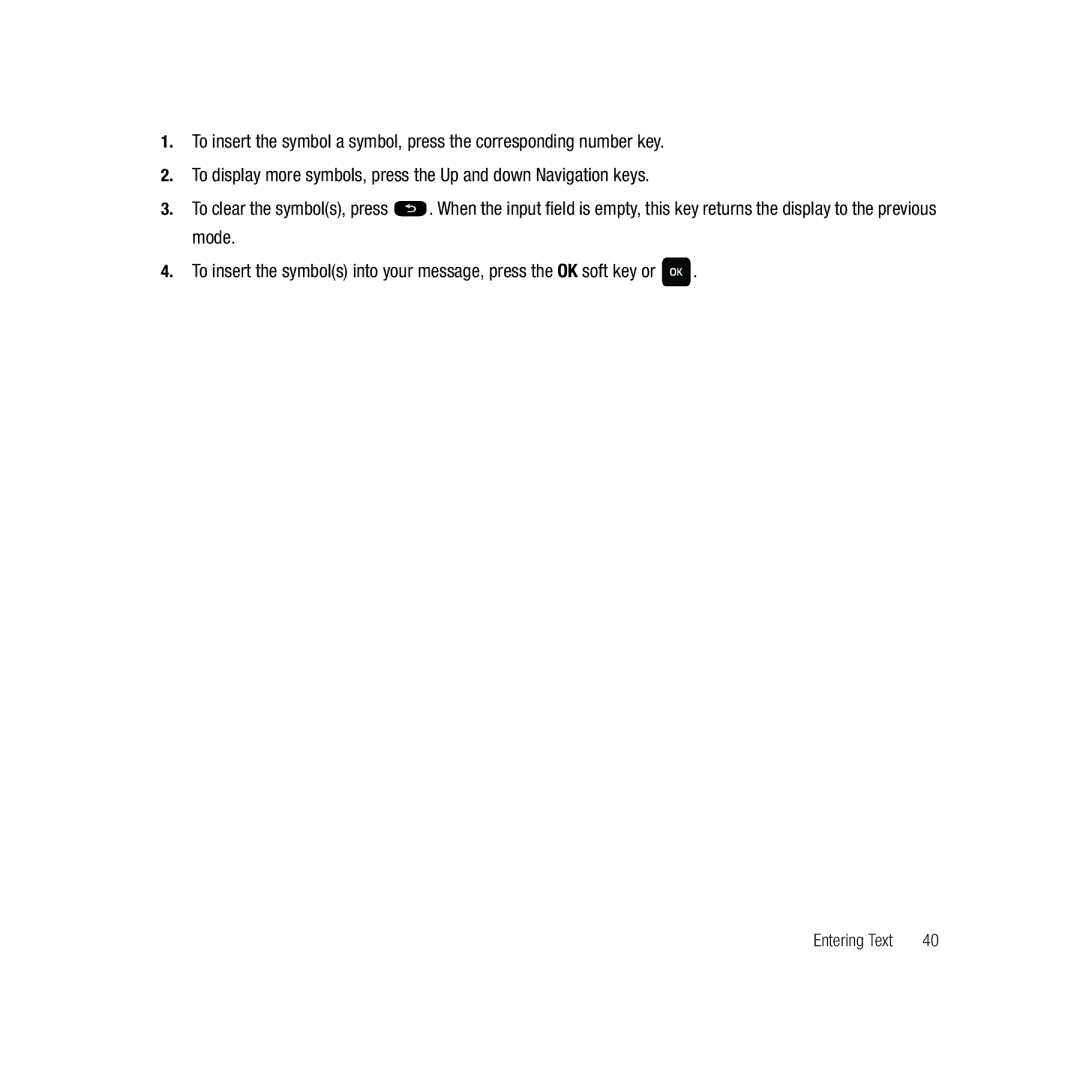 Samsung GH68-22878A user manual Entering Text 