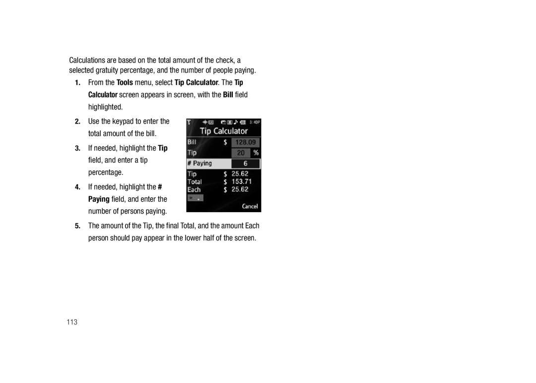 Samsung GH68-23718A user manual 113 