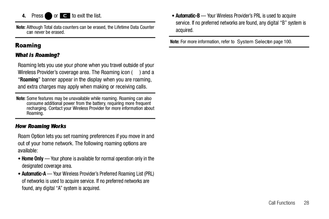 Samsung GH68-25523A user manual What is Roaming?, How Roaming Works 