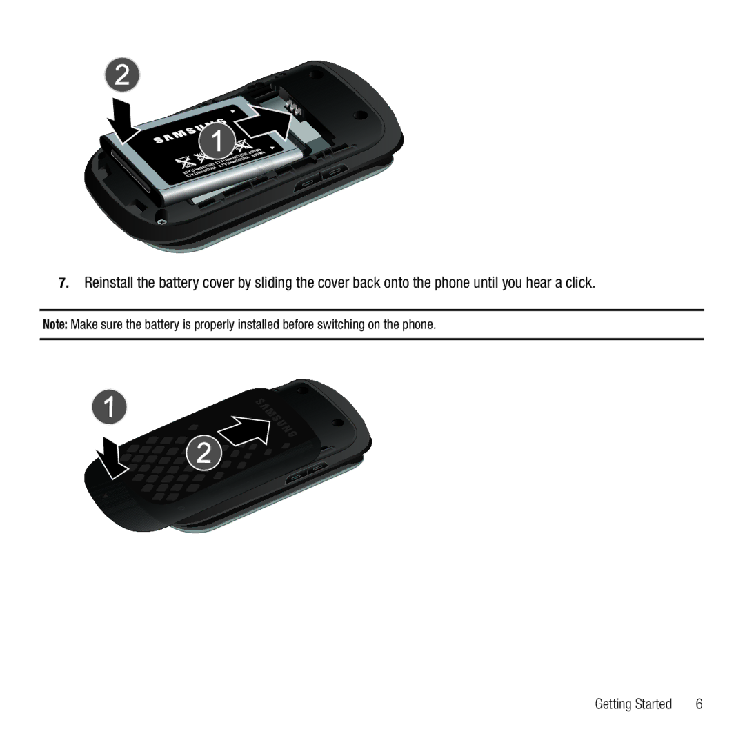 Samsung GH68-26667A user manual Getting Started 