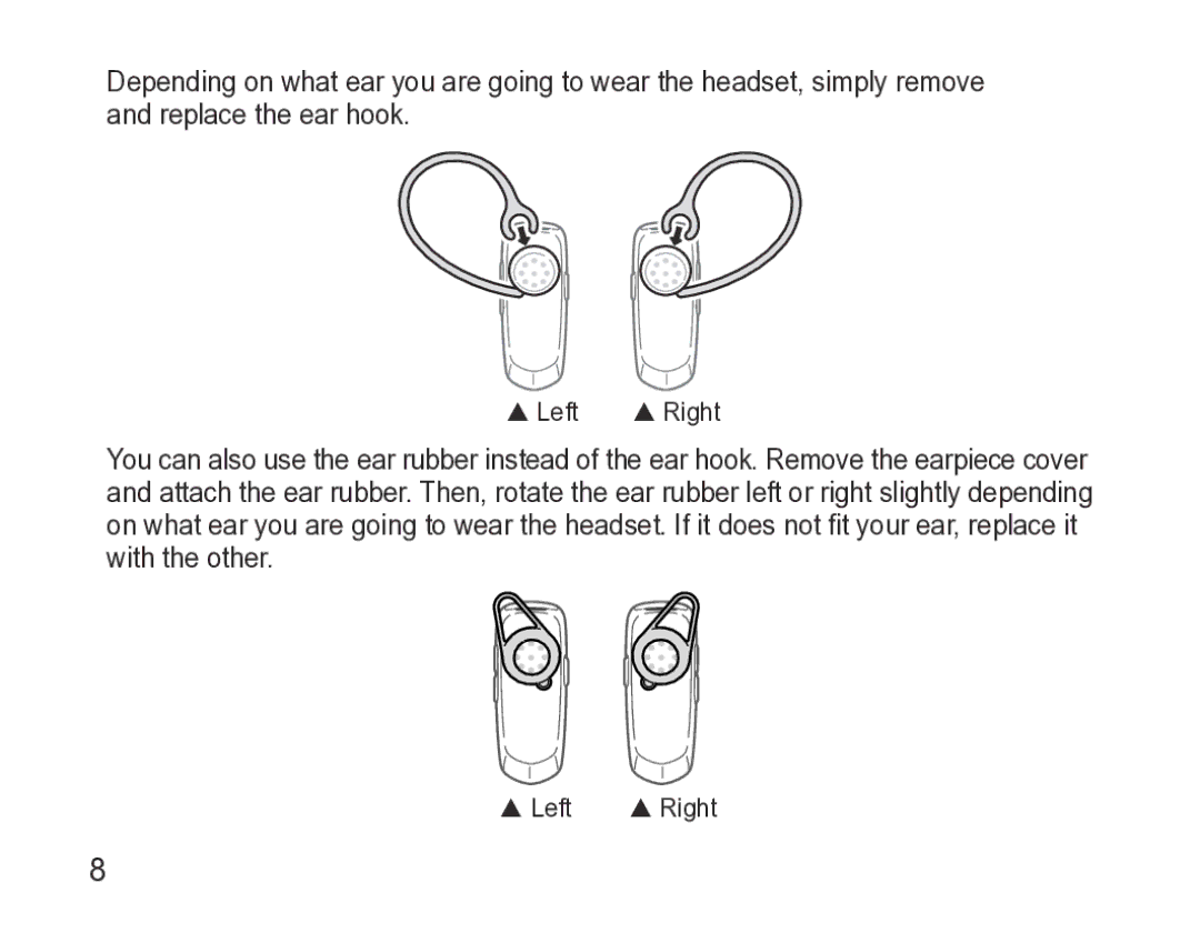 Samsung GH68-27873A manual  Left  Right 