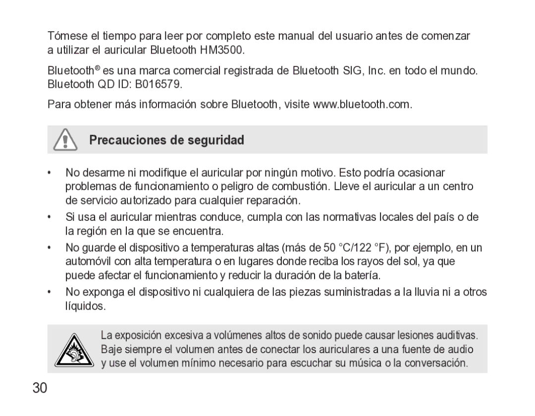 Samsung GH68-27873A manual Precauciones de seguridad 