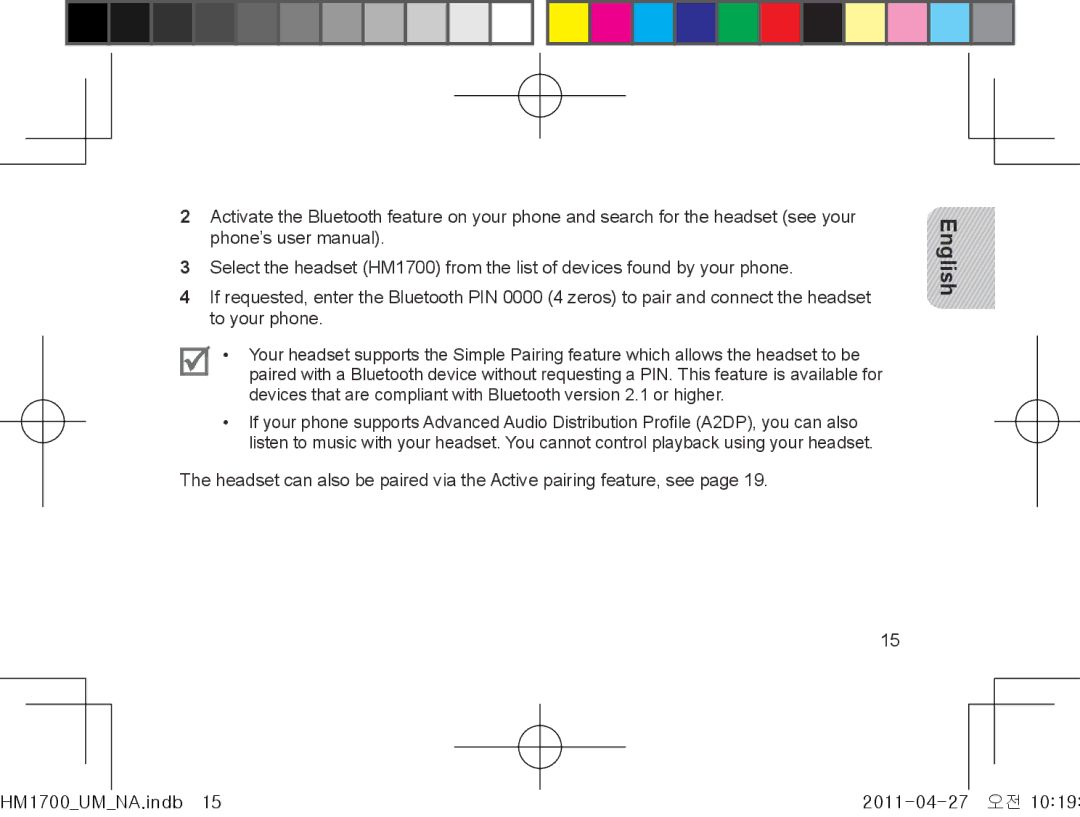 Samsung GH68-34355F manual English 