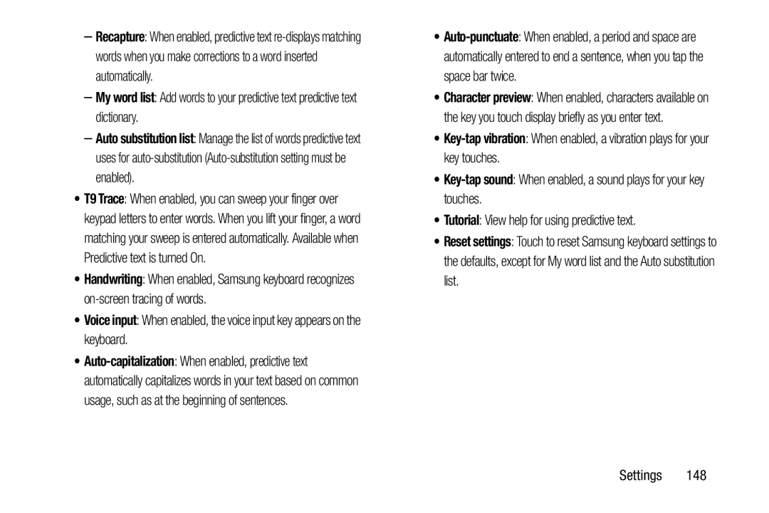 Samsung GH68-37099A user manual Settings 