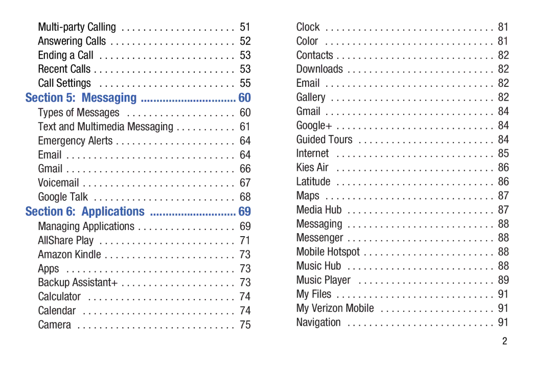 Samsung GH68-37099A user manual Messaging 