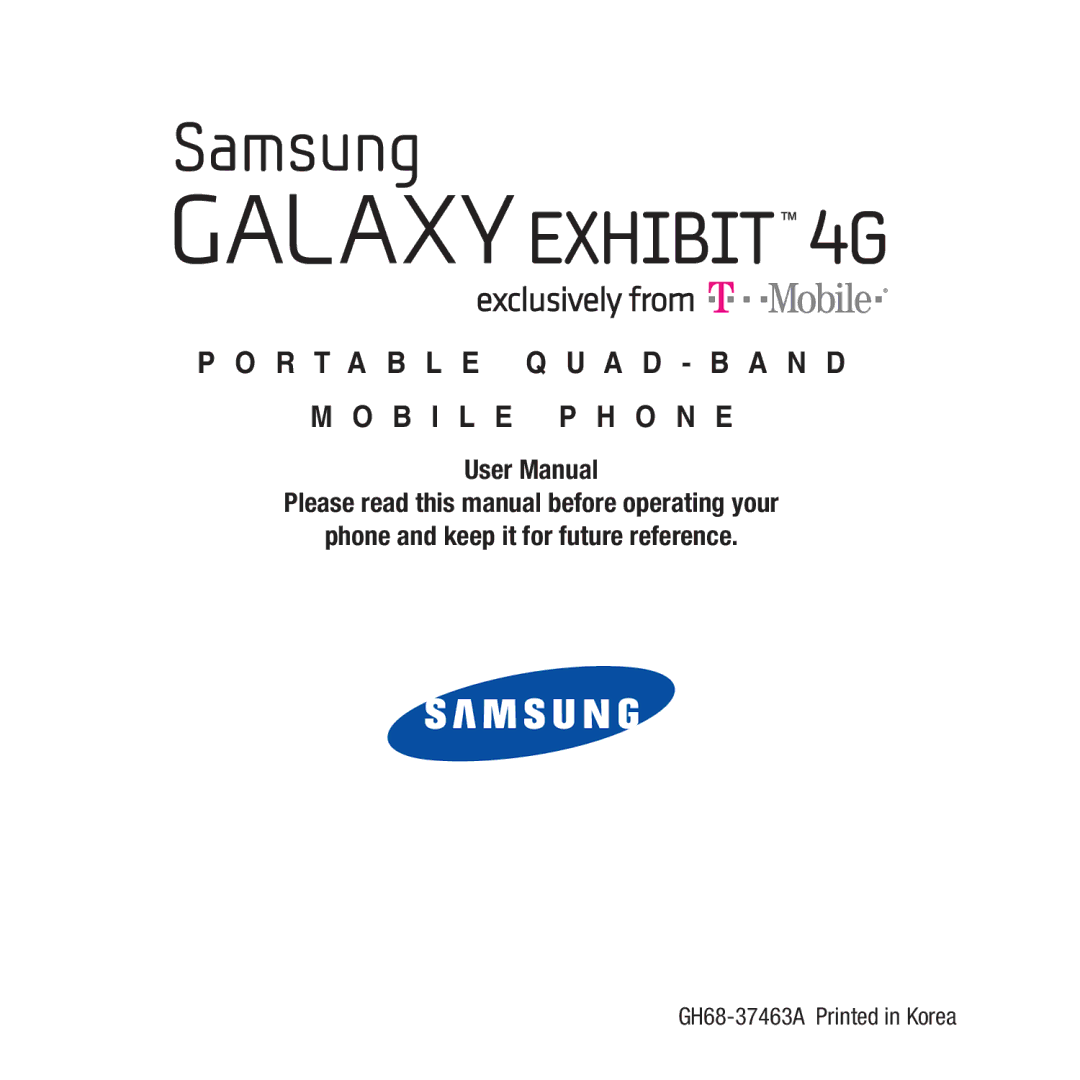 Samsung GH68-37463A user manual B I L E P H O N E 