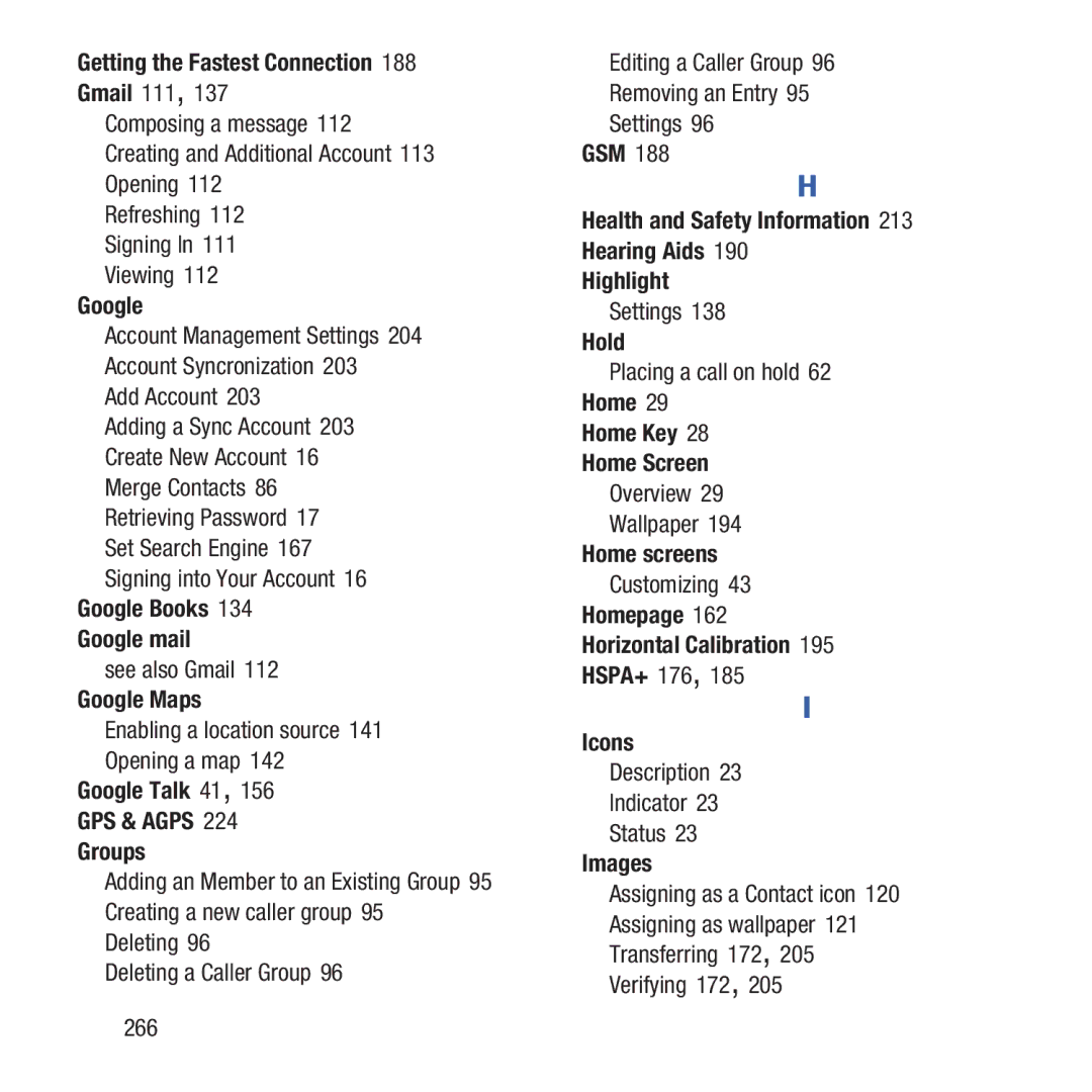 Samsung GH68-37463A Getting the Fastest Connection Gmail 111, Google Books Google mail, Google Maps, Hold, Images 