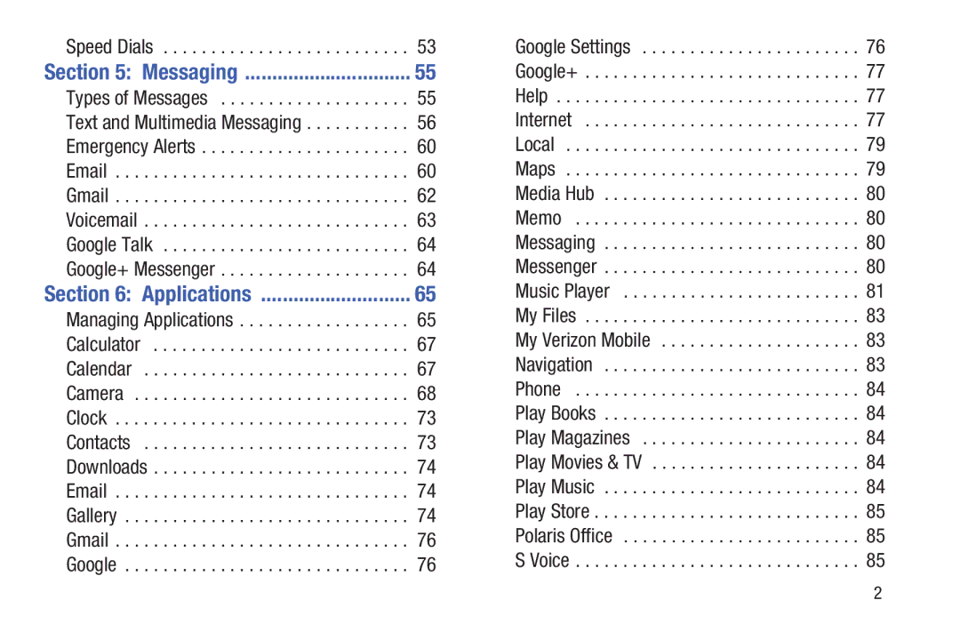 Samsung GH68-39988A manual Messaging 