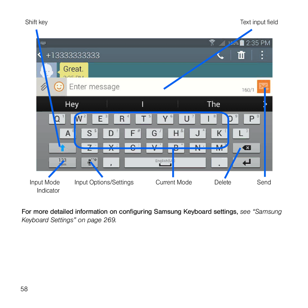 Samsung GH68-41834A user manual Shift key 