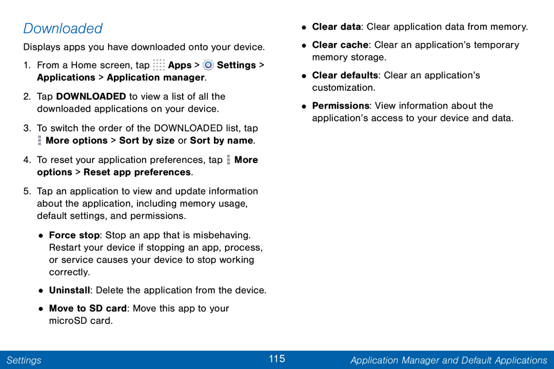 Samsung GH68-42046F manual Downloaded 