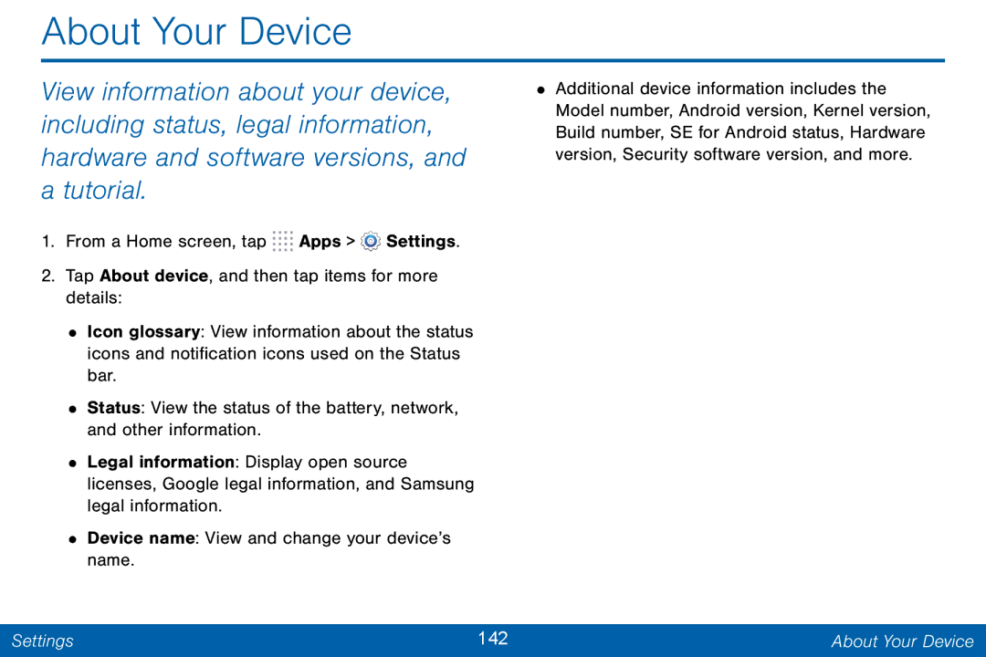 Samsung GH68-42046F manual About Your Device 